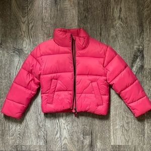 Girls Cropped puffer jacket